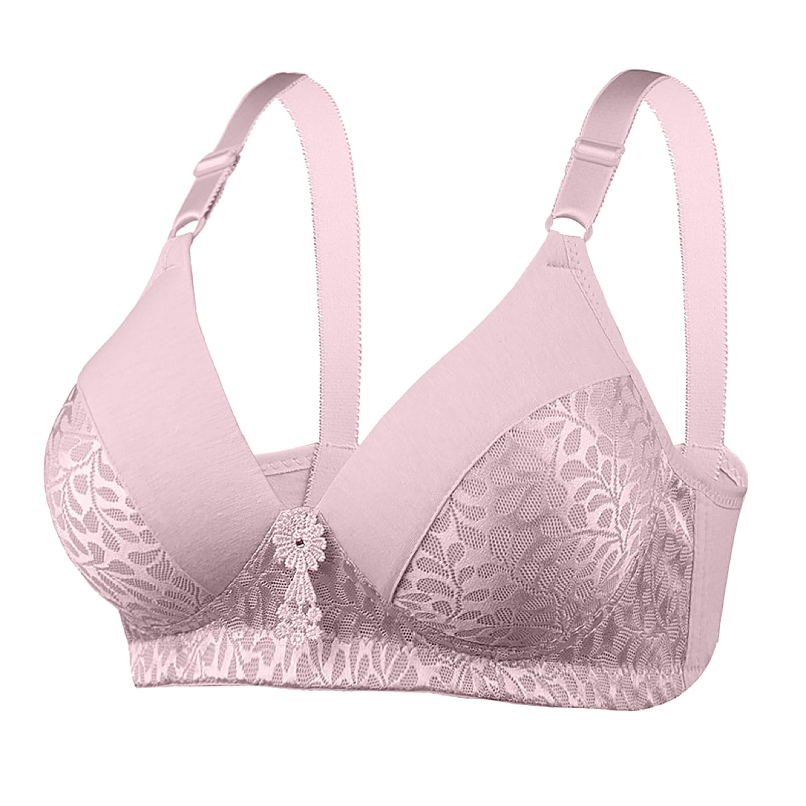 Ahh by Rhonda Shear Women's PinUp Girl Lace Leisure Bra with Removable 