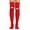 Red, variant on HIOK Party Knee High Socks Striped Witch Long Socks for Women Girls Cosplay Party Dress up Funny Novelty Gifts(2 Pairs)