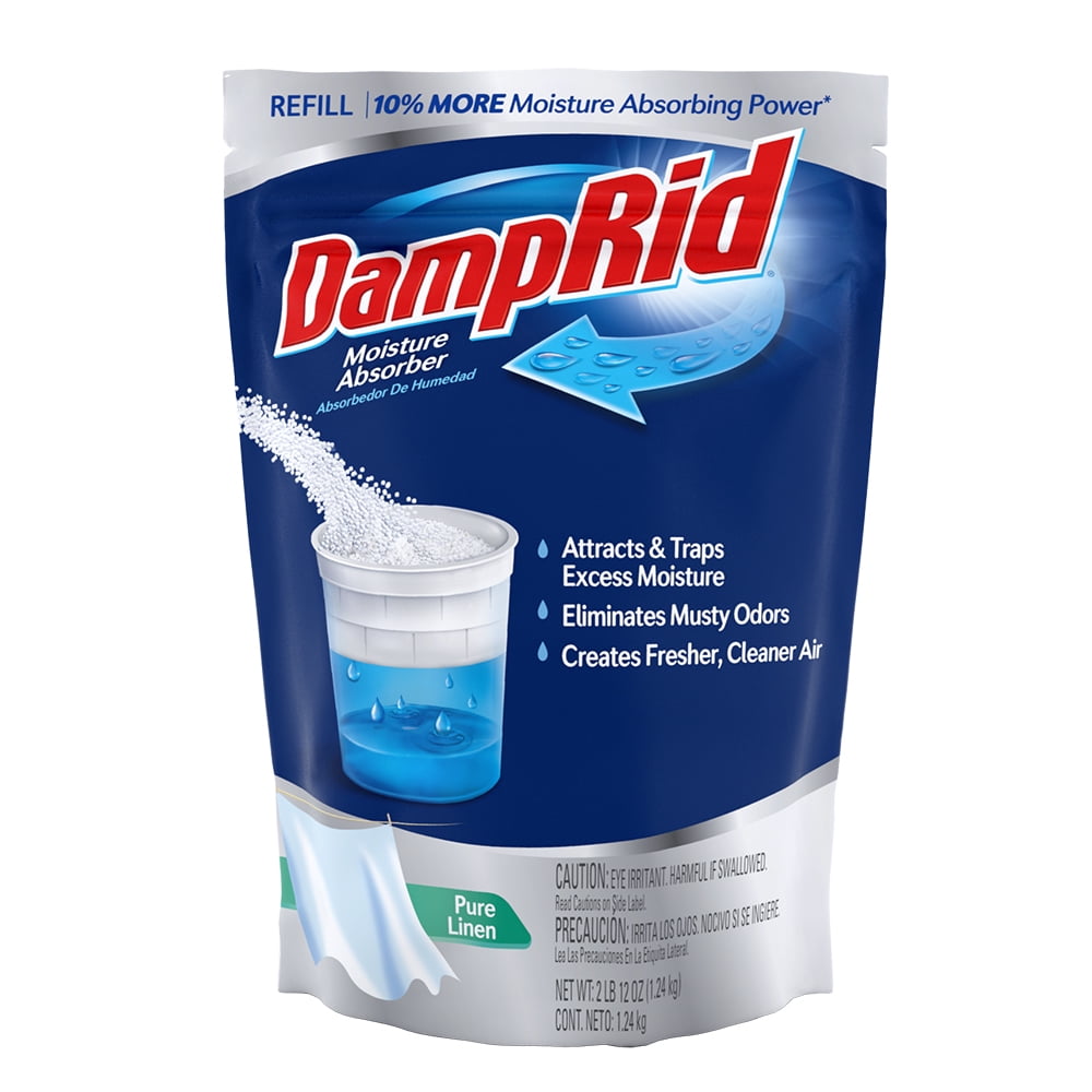 DampRid Moisture Absorber Refill Bag, Pure Linen, 44 oz