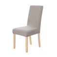 thumbnail image 1 of Deconovo Decorativo Sólido Fundas de silla, Extraíble White Chair Slipcover Jacquard Dots Comedor Fundas de silla, Juego of 4, Khaki, 1 of 7