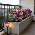 thumbnail image 7 of TanSiDing 4th Of July Artificial Topiary Ball Patriotic Outdoor Faux Topiary With Ground Stake Red White Blue Independence Day Decorations For Garden Porch Planter, 7 of 7