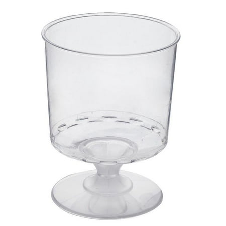 Polycarbonate Plastic Wine Glasses - BalsaCircle Clear 12 pcs 6 oz Disposable Plastic Wine Glasses - Wedding Reception Party Buffet Catering Tableware