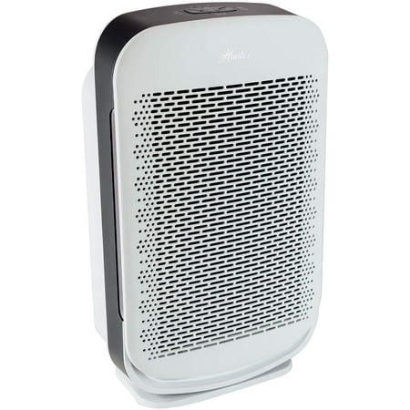 

Hunter HP700 Medium Console Air Purifier for Large Rooms Features Pre-Filter True HEPA Filter Multiple Fan Speeds Soft Touch Digital Control Panel Sleep Mode Timer Accent Light