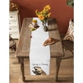 thumbnail image 5 of Happy Groundhog Day Table Runner 60 Inches, February Spring Party Cute Animals Bed Runner Dresser Scarves Tabletop for Indoor Outdoor Parties/Ceremony/Banquet, 13" x 60", 5 of 8