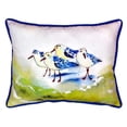 thumbnail image 3 of Betsy Drake HJ956 Green Sanderlings Indoor & Outdoor Throw Pillow- 16 x 20 in., 3 of 4