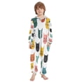thumbnail image 2 of Vzayyk 4T-14Y Size Aviliable Cozy One-Piece Footless Sleeper Pajama Kitty, 2 of 8