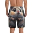thumbnail image 5 of Cauagu Cute Fat Ball Branch Print Pajama Bottoms for Men Sleep Pajama Shorts Elastic Waistband Sleep Pajama Short Men's PJ Shorts -Small, 5 of 6