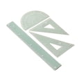 thumbnail image 3 of Professional Math Geometry Tool Set with Set Square Protractor Straight Ruler, 3 of 10