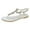 Beige, variant on Xfvqtps Flat Sandals for Women T-Strap Transparent Elastic Flash Rhinestone Decor Colorful Dressy Wedding Slip on Non Slip Summer Flip Flops Thong Sandals Beige