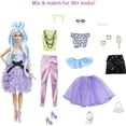 thumbnail image 3 of Barbie Extra Fashion Doll & Accessories Set with Mix-and-Match Clothes for 30+ Looks, 3 of 6