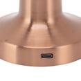 thumbnail image 2 of Lámpara de mesa LED 3W 3 colores Atenuación continua USB Recargable Luz de noche LED inalámbrica Oro rosa, 2 of 8