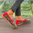 thumbnail image 5 of Tao Tao Women's Leopard Print Single Shoe Round Toe Comfortable Casual Flat Shoes Lightweight Anti Slip Walking Shoes Brown 37, 5 of 9
