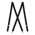 thumbnail image 2 of SuspenderStore Kids 1 Inch Wide Clip Suspenders X-Back - BLACK, 2 of 2