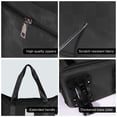 thumbnail image 2 of NBERMOTION Expandable Rolling Duffle Bag - Large Carry-On With Spinner Wheels, Foldable Weekend Travel Bag, 28-58L Capacity(Backpack-black), 2 of 6