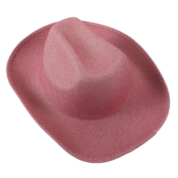 Minkissy Women’s Western Cowgirl Hat Set in Rosy Color, Stylish and Comfortable Headwear for Outdoor and Casual Wear