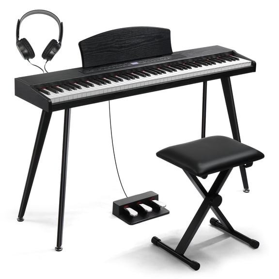 Piano Digital Ktaxon de 88 Teclas con Teclado Contrapesado Bluetooth MIDI