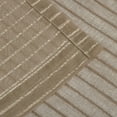 thumbnail image 4 of BNM Boho Rustic Striped Sheer Curtains, Set of 2, 52" x 108", Taupe, 4 of 5
