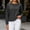 Dark Gray, variant on BRGZLK Crewneck Sweatshirt for Women Stylish Raglan Sleeve Crop Tops Soft Lightweight Casual Pullover Top 2026 Fall Clothes Coffee M
