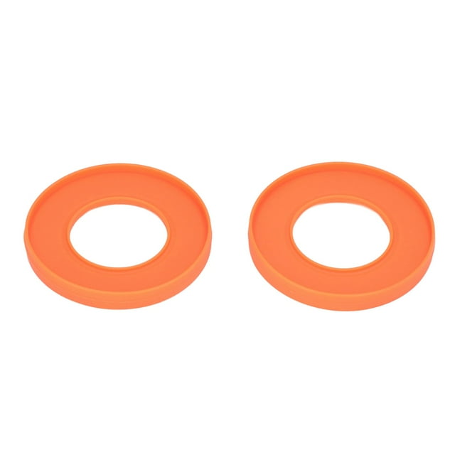 2 pulseras de silicona para el hogar, resistentes al agua, simétricas, fijación con ventosa, pulseras de cocina cómodas y flexibles, color naranja