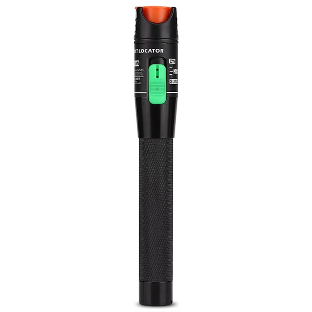 Herramienta de prueba tipo bolígrafo para comprobador de cables de fibra óptica con localizador visual de fallas de color rojo y conector universal