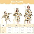 thumbnail image 3 of joogoo Wearable Blanket Hoodie for Cartoon Vehicles Trucks Flannel Sherpa Pocket 3-14 YR S, 3 of 7