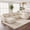 Beige, variant on Advwin 5-Seater Oversized Corduroy Sectional Sofa with Ottoman, Comfy U-Shaped Cloud Modular Couch with Extra-Deep Seating & Removable Covers, Convertible Sleeper Sofa for Living Room, Dark Gray