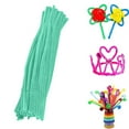 thumbnail image 3 of Pipe Cleaners Set | 100 Pcs Multi-Color 6mm x 12in Chenille Stems for DIY Arts and Crafts | Flexible Craft Supplies for Kids Adults | Great for Decorations, Ornaments, Sculpting, Fun Projects, 3 of 5