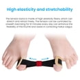 thumbnail image 4 of Corrector de juanetes, separador de dedos, férula ajustable para hallux valgus para mujeres y hombres, camilla transpirable para aliviar el dolor y la alineación de los dedos., 4 of 8