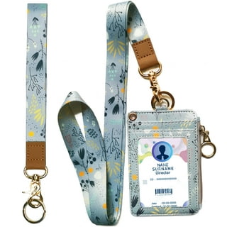 Blue Summit Supplies 12 Assorted Colors Lanyard with ID Holder