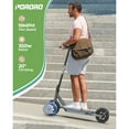 thumbnail image 6 of PORORO HES20 Electric Scooter for Adults, Max 19 Miles Range, with 8.5" Tires, 350W, 10.5Ah, 19MPH, Black, 6 of 12