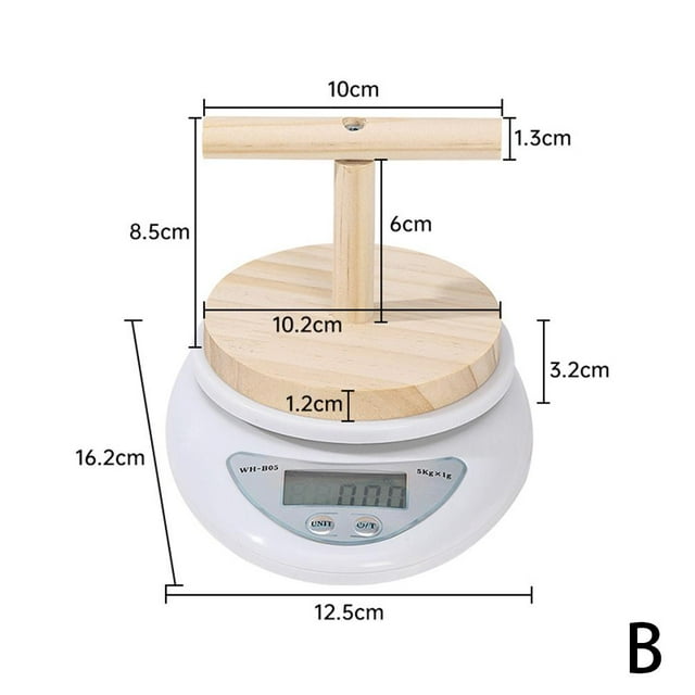 Perch-Mounted Pet Bird Scale, Parrot Weight Scale with Perch, Perch Parrot Training For Par Scale, Monitoring, Weight Change