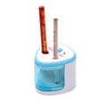 thumbnail image 4 of Electric Pencil Sharpener Dual Hole Automatic Pencil Sharpener for Students(Random Color), 4 of 7