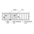 thumbnail image 6 of Sliding Closet Bypass Doors 56 x 80 with hardware, 6 of 6