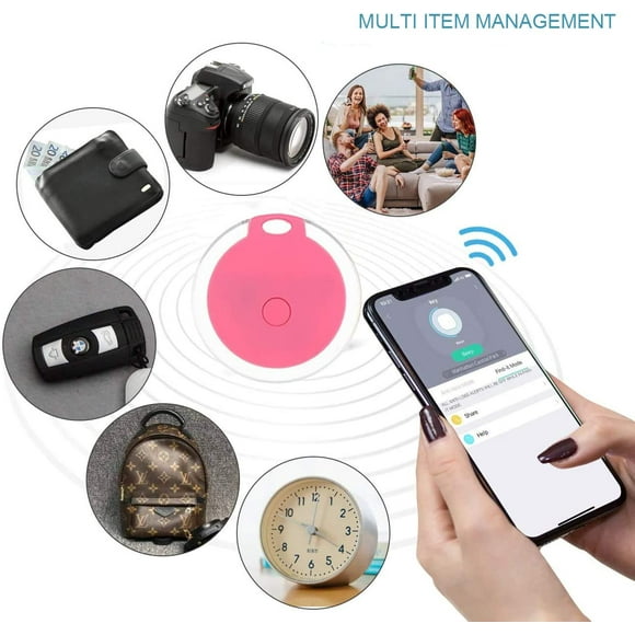 Bluetooth Tracker, 4 PACK Sans Fil Smart Activity Finder Anti-lost Pet Wallet Phone Key Locator Rappel Bagages GPS Finder Alarme
