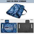 thumbnail image 5 of COEQINE Universal Golf Cart Seat Towel Blanket Covers for All Weather, Foldable Design with Handle, Fit for EZGO, Club Car and More 2-Seat Golf Carts, Golf Tie-dye Blue, 5 of 8