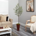 thumbnail image 4 of Nearly Natural 69" Olive Artificial Tree in Decorative Planter, 4 of 4