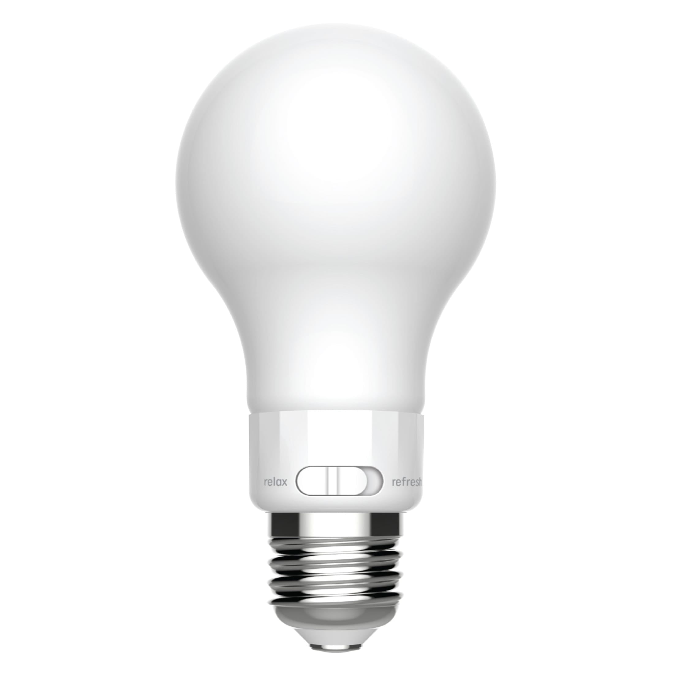 (2 pack) GE Color Select LED Light Buls, 60 Watt, A19 Bulbs, Medium Base, 4pk
