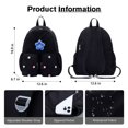 thumbnail image 2 of HuaAngel Water Resistant Backpack with Mulitiple Pockets for School Travel Outdoor College, Lightweight Daypack for Teens with Laptop Compartment, 2 of 7