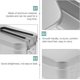 thumbnail image 3 of Lonchera de aluminio con tapa Recipiente para alimentos Lonchera para interior, exterior, camping, picnic (plata), 3 of 5