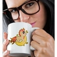 thumbnail image 2 of Cute Kawaii Unicorn On Moon Cartoon Character, 15oz Mug, 2 of 7