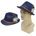 thumbnail image 2 of Oktoberfest Hat, Festival Hats Top Hats Dance Street Dance Hats British Short Brim Jazz Hats, 2 of 7