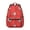 Red, variant on Psychedelic Mushroom Students Backpack Boho Vintage Magical Forest Mushrooms Trippy Woodland Fairy Tale School Bag