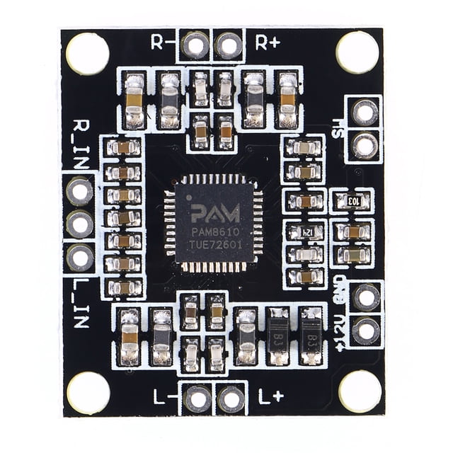 SHISUYAN PAM8610 Dual 10W Amplifier Board Miniature Digital Two Channel Stereo Power Amplifier Board