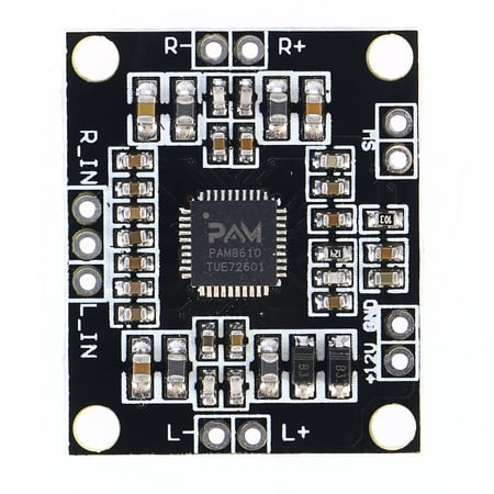 

NUOLUX PAM8610 Dual 10W Amplifier Board Miniature Digital Two Channel Stereo Power Amplifier Board