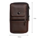 thumbnail image 3 of Cangurera Riñonera de moda para hombre, monedero con cinturón para teléfono de negocios y negocios (marrón) Likrtyny Para Estrenar, 3 of 4