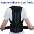 thumbnail image 3 of Naiovety Cinturón de soporte de espalda ajustable, Corrector de postura más , clavícula, columna vertebral, cuello, chaleco corporal, deporte Ropa Deportiva, Zapatos XXL, 3 of 6
