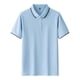 thumbnail image 1 of pstuiky camisetas para hombre, Camisa informal de manga corta con cuello vuelto, cómoda y lisa, para hombre ropa de hombre xxxxl, 1 of 3