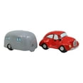thumbnail image 4 of Kissing Red Vintage Car And Grey Camper Trailer Magnetic Salt And Pepper Shakers, 4 of 9