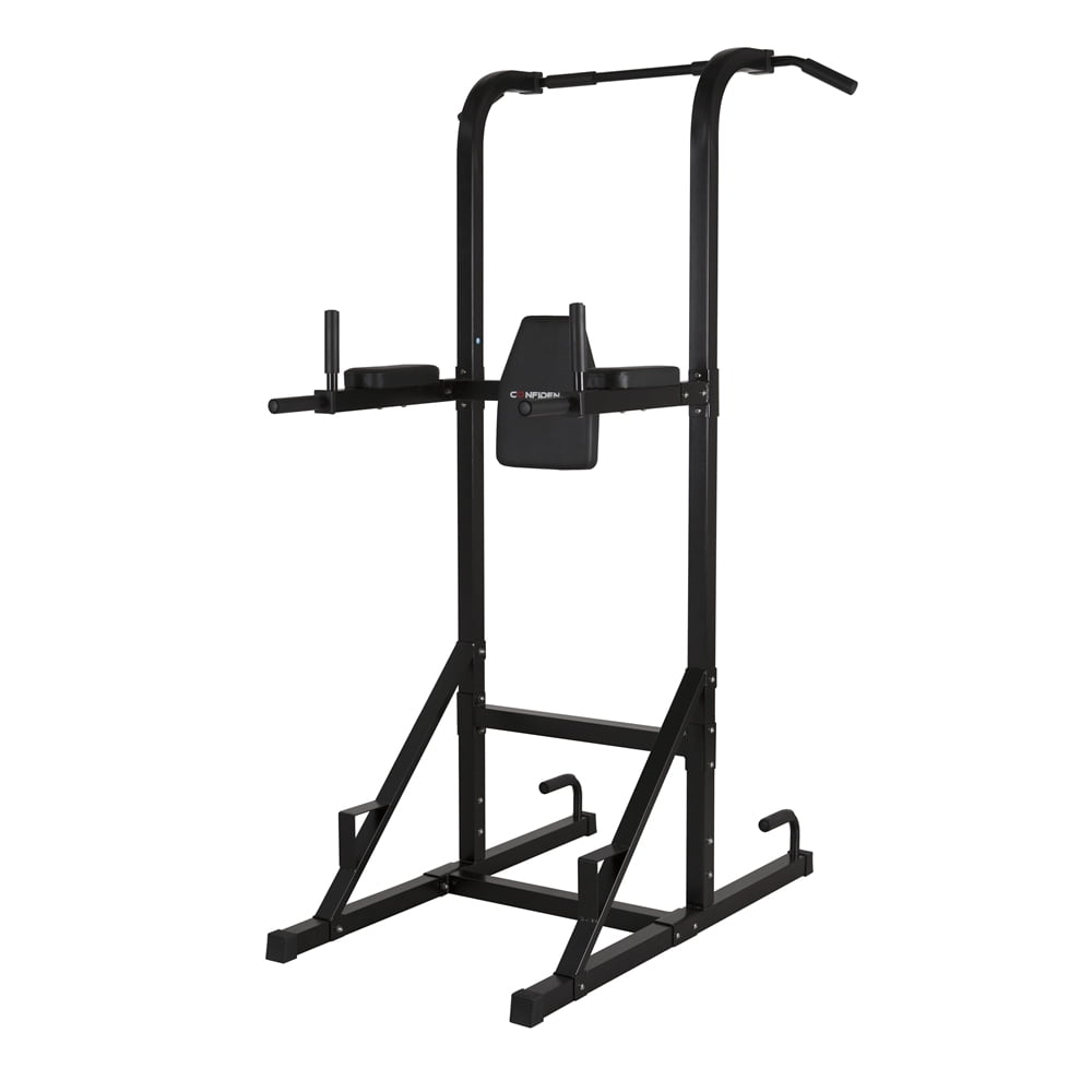 Pull up tower black chin up/dip/knee/leg station workout MaxStrength homegym 