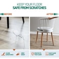 thumbnail image 6 of 24pcs / 36pcs Chair Leg Floor Protectors, Round Chair Leg Cover, Silicone Chair Leg caps with Felt Pads for Protecting Hardwood/Tile Floors from Scratches and Noise, 6 of 7